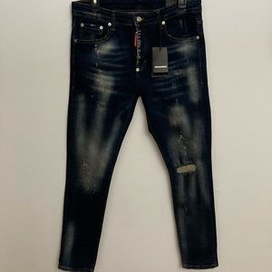 Dsquared2 dark blue mens jeans w34  stretchy Dsquared